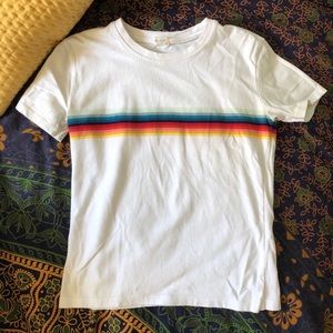 Rainbow Stripe Tee